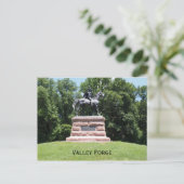 Statue General Anthony Wayne Postkarte (Stehend Vorderseite)