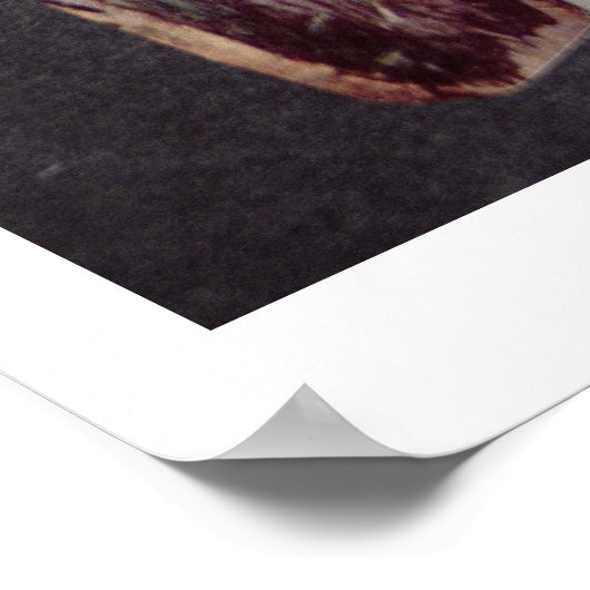 Statue Haida "Thunderbird" (lackiertes Holz) Poster (Ecke)