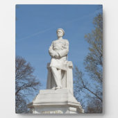 Statue Helmuth von Moltke in Berlin Fotoplatte (Vorderseite)