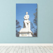 Statue Helmuth von Moltke in Berlin Leinwanddruck (Insitu (Holzboden))