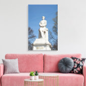 Statue Helmuth von Moltke in Berlin Leinwanddruck (Insitu (Wohnzimmer))