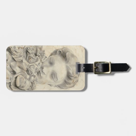 Statue im Garten I Gepäckanhänger (Vorderseite horizontal)