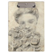 Statue im Garten I Klemmbrett (Vorderseite)