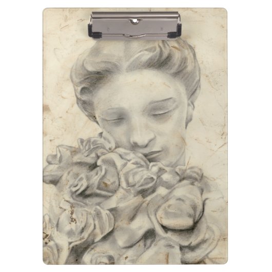 Statue im Garten I Klemmbrett (Vorderseite)