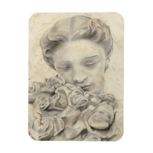 Statue im Garten I Magnet