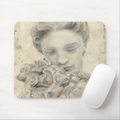 Statue im Garten I Mousepad (Mit Mouse)