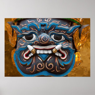 Statue im Grand Palace Poster