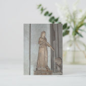 Statue im Vatikanmuseum in Rom, Italien Postkarte (Stehend Vorderseite)