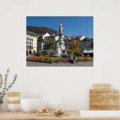 Statue in Bozen Italien Poster (Küche)