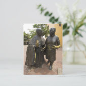 Statue in Cartagena Postkarte (Stehend Vorderseite)