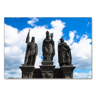 Statue in der Karlsbrücke Tischnummer
