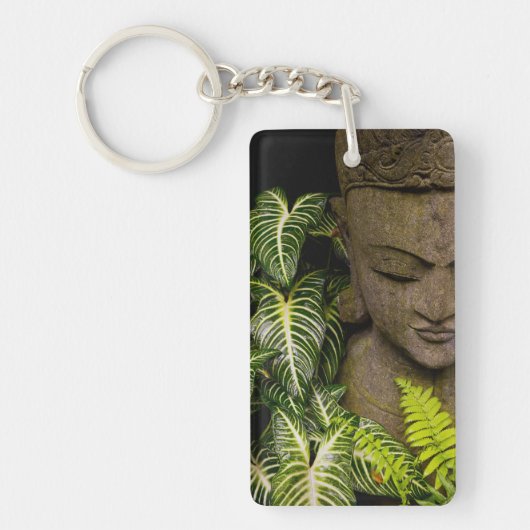 Statue in Garten-Standortinformationen: Chiang MA Schlüsselanhänger (Vorderseite)