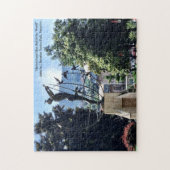 Statue in Sarajevo Park Bosnien Puzzle (Vertikal)