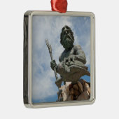 Statue König-Neptun Virginia Beach Ornament Aus Metall (Rechts)