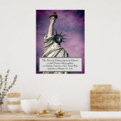 Statue Lady Liberty NY Poster (Küche)