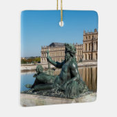 Statue Le Rhone im Garten des Schlosses Versailles Keramikornament (Rechts)