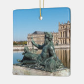 Statue Le Rhone im Garten des Schlosses Versailles Keramikornament (Links)