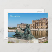 Statue Le Rhone im Garten des Schlosses Versailles Postkarte (Vorne/Hinten)