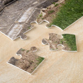 Statue Le Rhone im Garten des Schlosses Versailles Puzzle (Seite)