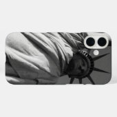 Statue Liberty grau Case-Mate iPhone Hülle (Rückseite (Horizontal))