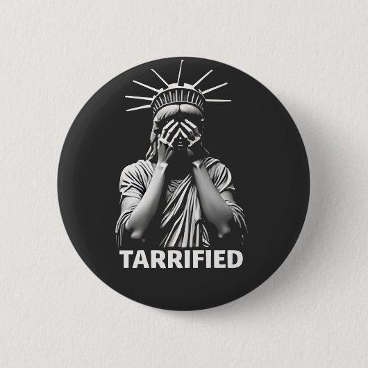 Statue Liberty New York America Tarried Button (Vorderseite)