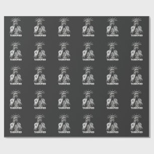 Statue Liberty New York America Tarried Geschenkpapier