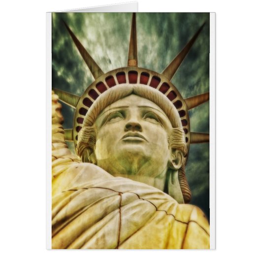 Statue Liberty New York City Peace Liebe Destiny (Vorne)
