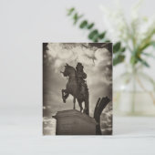 Statue Louis XIV, Versailles Postkarte (Stehend Vorderseite)