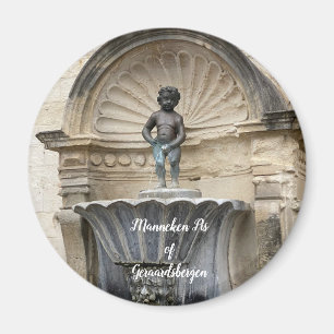 Statue Manneken Pis in Geraardsbergen, Belgien Magnet