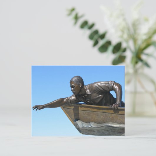 Statue - Memphis Postkarte (Stehend Vorderseite)