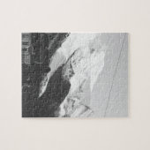 Statue Michel-Gabriel Paccard Mont Blanc Chamonix Puzzle (Horizontal)