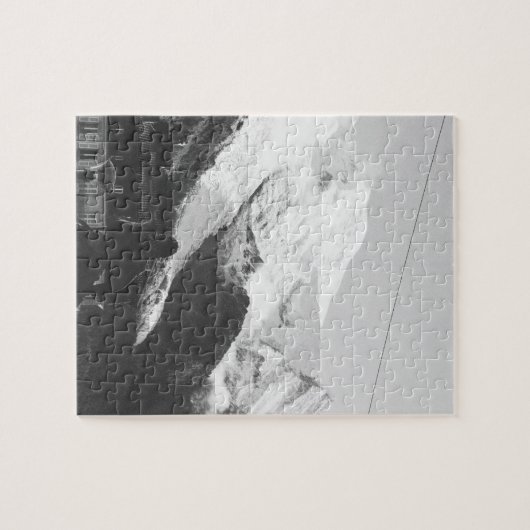 Statue Michel-Gabriel Paccard Mont Blanc Chamonix Puzzle (Horizontal)