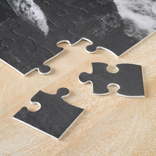 Statue Michel-Gabriel Paccard Mont Blanc Chamonix Puzzle (Seite)