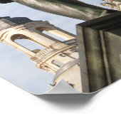 Statue mit Glaskuppel im Kunstverein-Gebäude Poster (Ecke)