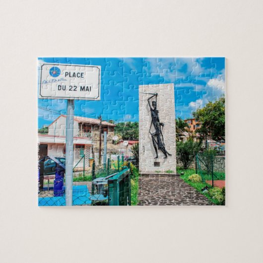 ✅ Statue Nèg Mawon auf Martinique Puzzle (Horizontal)