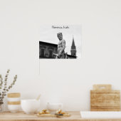 Statue Neptune, Florenz, Poster (Küche)