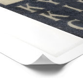 Statue of Apollo - Cyprus - Postage Stamp Print Poster (Ecke)