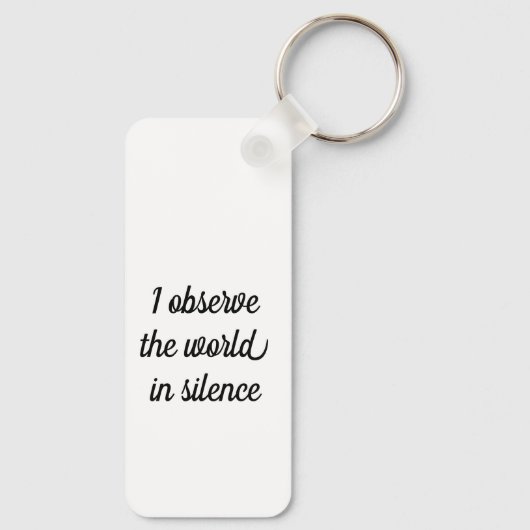 Statue of David by Michelangelo Schlüsselanhänger (Rückseite)