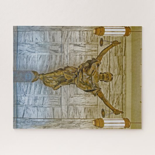 Statue of Justice New York. Puzzle (Horizontal)