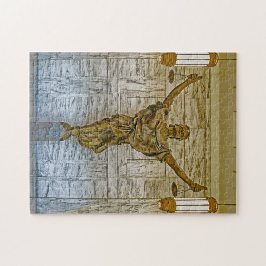 Statue of Justice New York. Puzzle (Horizontal)