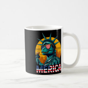 Statue Of Liberty 4. Juli Trex Jungen Amerikanisch Kaffeetasse