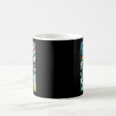 Statue Of Liberty American Flag Art New York T Shi Kaffeetasse (Mittel)