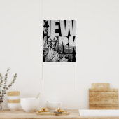 Statue of Liberty B&W Poster (Küche)