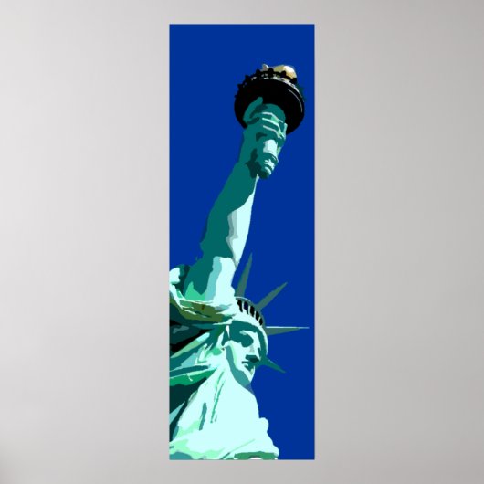 Statue of Liberty & Blue Sky Poster (Vorne)