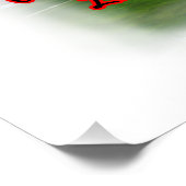 Statue of Liberty Celebrating Football on a Poster (Ecke)