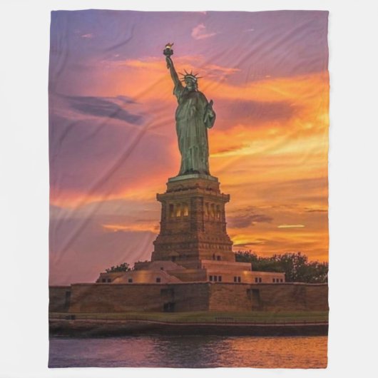 Statue Of Liberty Fleecedecke (Vorderseite)