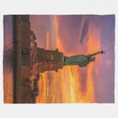 Statue Of Liberty Fleecedecke (Vorderseite (Horizontal))