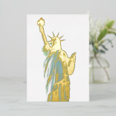 Statue of liberty  folieneinladung (Stehend vorne)