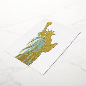Statue of liberty  folieneinladung (Gedreht)
