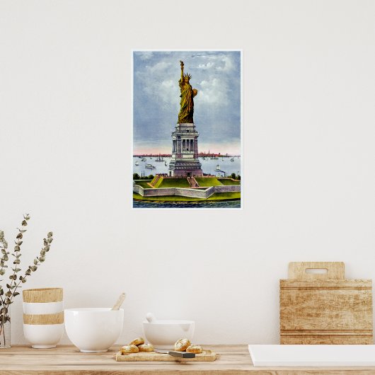 STATUE OF LIBERTY Ives) ~ Poster (Küche)